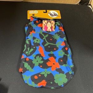 Dog outfit clothes Pet vine floral clothing  shirt